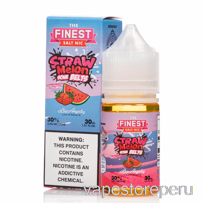 Cinturones Sour De Melón De Paja Vape Peru - La Mejor Edición De Dulces Salt Nic - 30ml 30mg